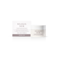 Moisturizing face lifting cream intensive 3D restoration of skin elasticity with peptides, peppermint extract and squalane from Relouis