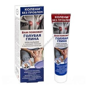 Knees without problems Blue clay cream-balm for body