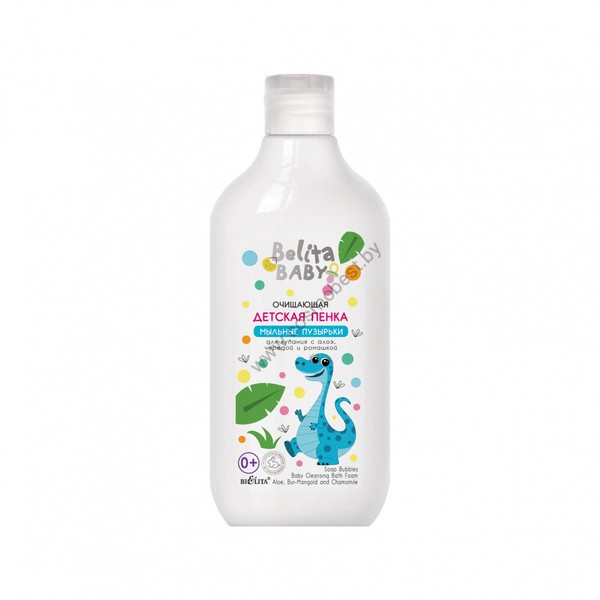 Baby foam cleansing for bathing with aloe, string and chamomile "Soap Bubbles" from Vitex