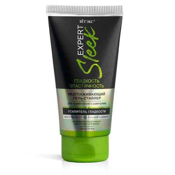 Smoothing styler gel for use with Vitex shampoo