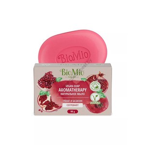 BioMio BIO-SOAP natural soap Pomegranate and Basil essential oil