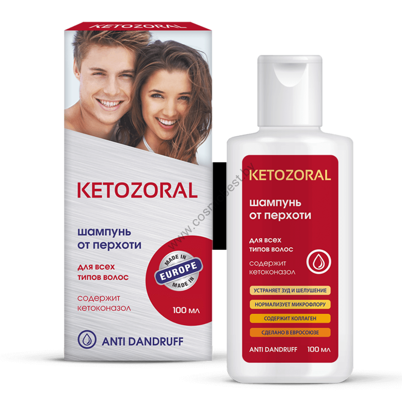 Ketozoral anti-dandruff shampoo
