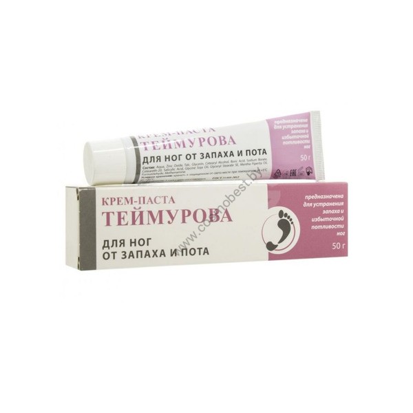 Cream-powder TEYMUROVA from smell and sweat from Zelena Dubrava