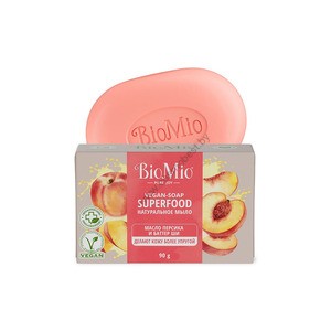 BioMio BIO-SOAP natural soap with Peach oil and Shea butter