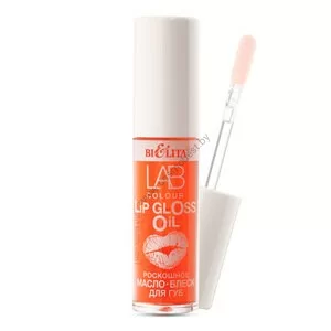Роскошное масло-блеск для губ 02 Red Peach LAB colour от Белита