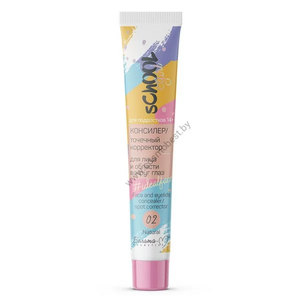 Concealer / spot corrector for the face and eye area Ideal Face tone 02 from Belita-M