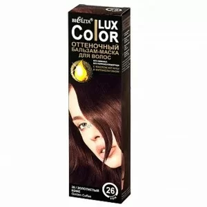 Tinted hair balm Color Lux tone 26 Golden coffee from Belit