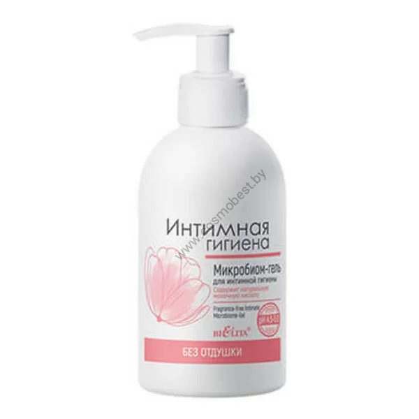 Microbiome-gel for intimate hygiene without fragrance from Belita