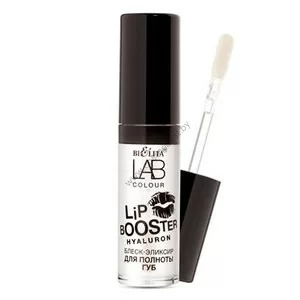Блеск-эликсир для полноты губ Hyaluron Lip Booster LAB colour от Белита