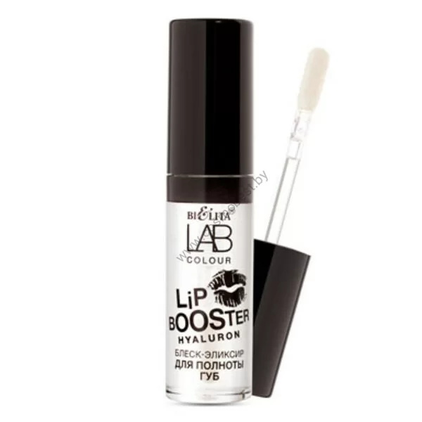 Блеск-эликсир для полноты губ Hyaluron Lip Booster LAB colour от Белита