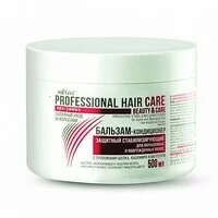 Protective stabilizing conditioner for colored and damaged hair with silk proteins, cashmere and menthol from Belit