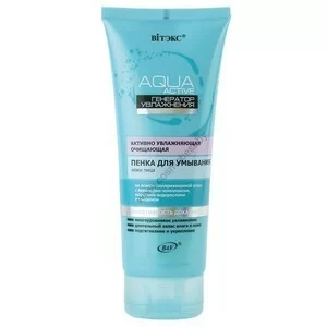 Actively moisturizing cleansing foam for washing "Moisturizing Generator" AQUA Active from Vitex