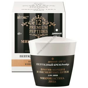 Peptide Cream-Prestige for the face against wrinkles and age spots SPF15 by Vitex