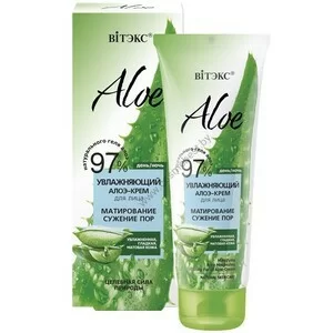 Moisturizing Aloe Facial Cream “Matting. Narrowing of pores "from Vitex