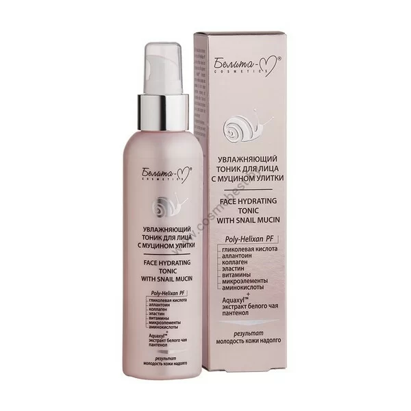 Moisturizing face toner with snail mucin from Belita-M