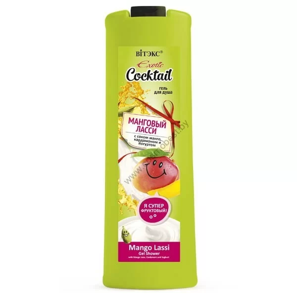 Shower Gel Mango Lassi with Mango Juice, Cardamom and Yogurt by Vitex