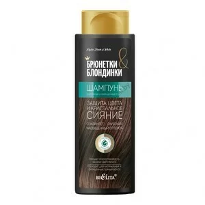 Shampoo for dark and dyed hair "Color protection and crystal shine" from Belita
