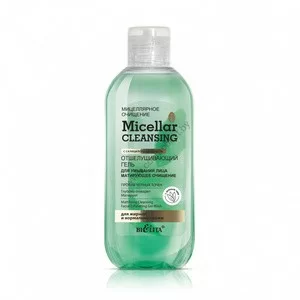 Exfoliating gel for face washing "Mattifying cleansing" from Belita
