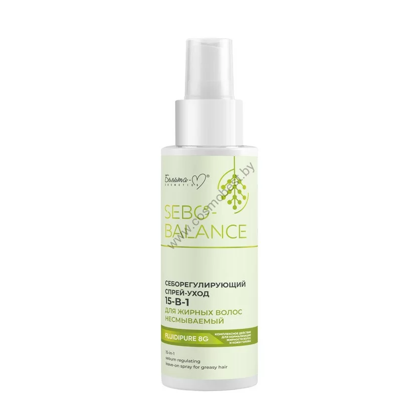 Sebum-regulating spray-care 15-in-1 for oily hair, leave-in from Belita-M