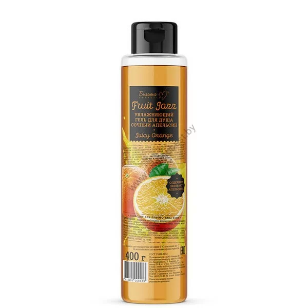 Moisturizing shower gel "Juicy orange" Fruit Jazz from Belita-M