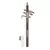 Eyebrow pencil tone 104 brown from Belor Design