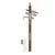 Eyebrow pencil tone 105 light brown from Belor Design