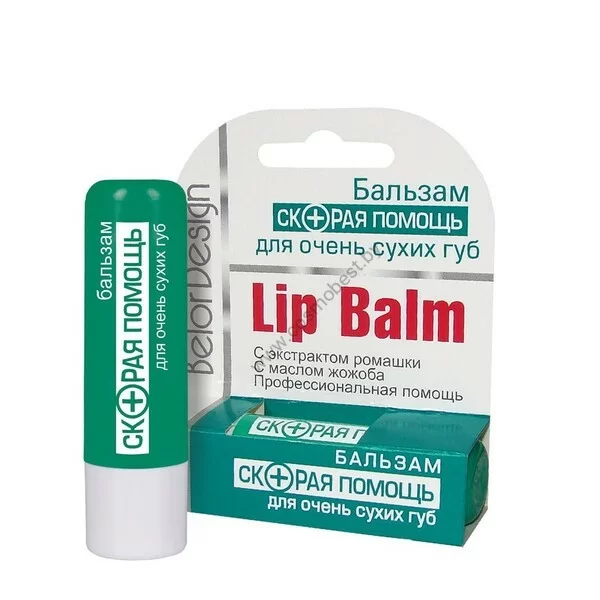 Ambulance balm for very dry lips transparent from Belor Design