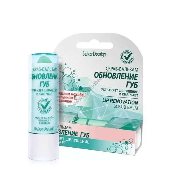 Scrub - lip renewal balm transparent from Belor Design