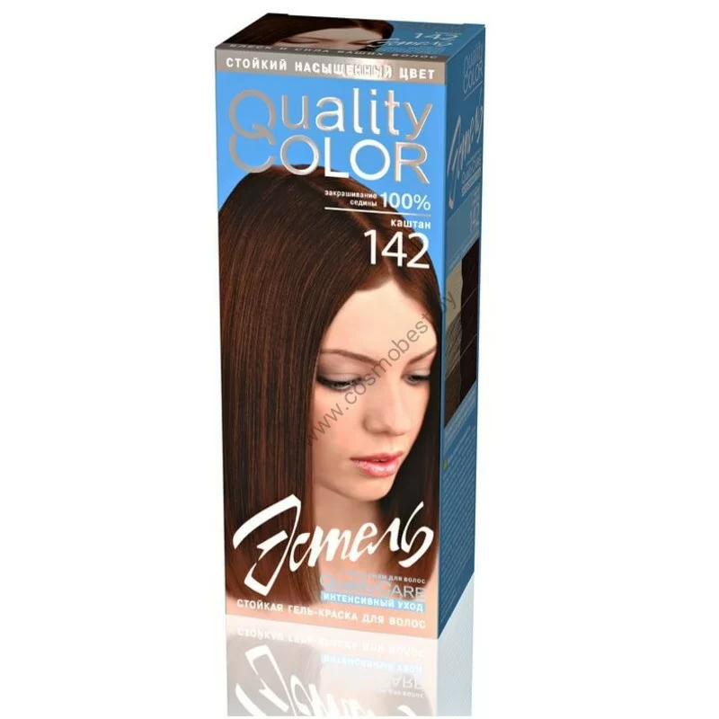 Краска для волос тон 142 Каштан Estel Quality Color