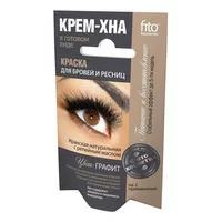Eyebrow and eyelash dye Cream-Henna color graphite from Phytocosmetics