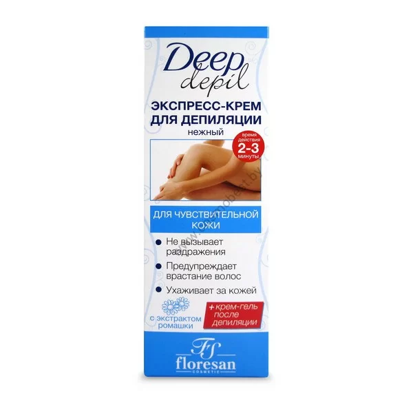 Floresan Gentle Express Depilatory Cream for Sensitive Skin