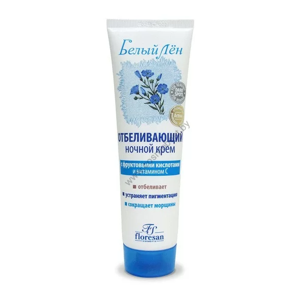 Vit C Enriched Whitening Night Cream with Flax Extract by Floresan