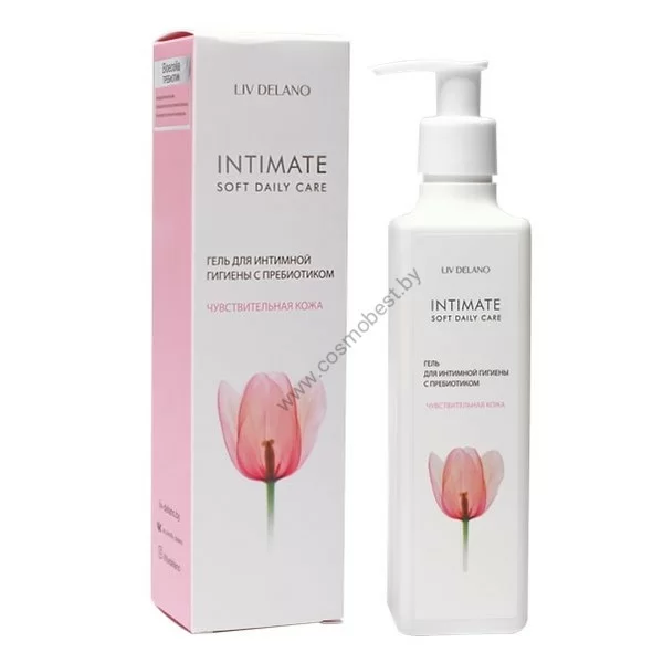 Gel for intimate hygiene with a prebiotic SENSITIVE SKIN by Liv Delano