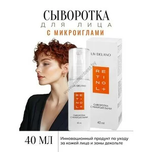 RETINOL+ Microneedle Facial Serum by Liv Delano