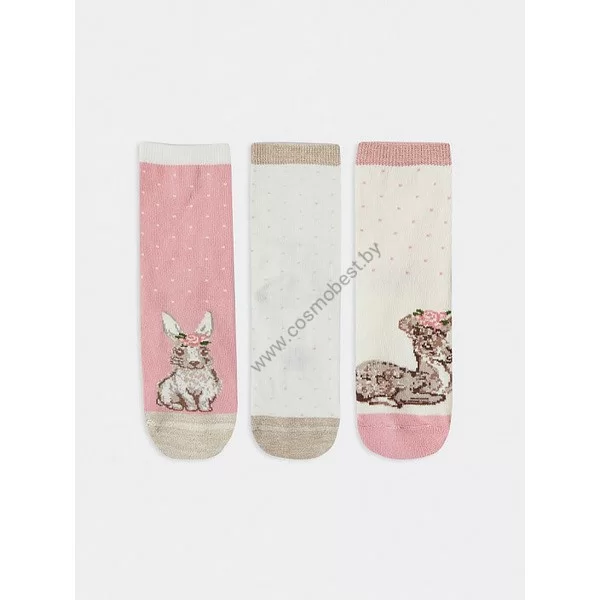 Kids socks 447A-1617 (3 pairs) from Mark Formelle