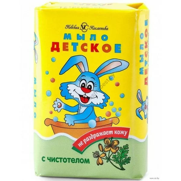 Baby soap with celandine from Nevskaya Kosmetika