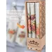 22С145 Set of kitchen linen towels 3 pcs 45x60 Melody of flowers