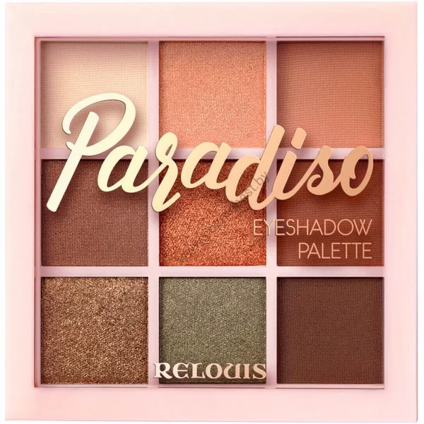 Палетка теней для век Paradiso Warm от Relouis