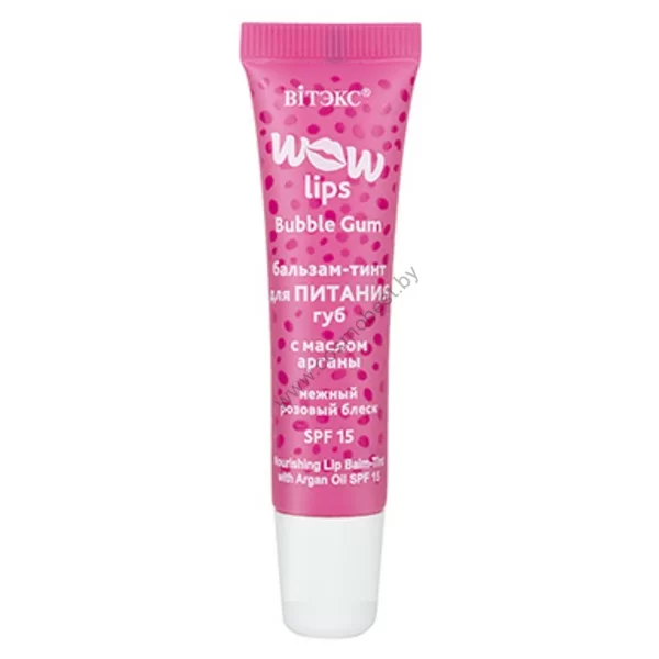 Balm-tint for nourishing lips with argan oil Wow Lips from Vitex