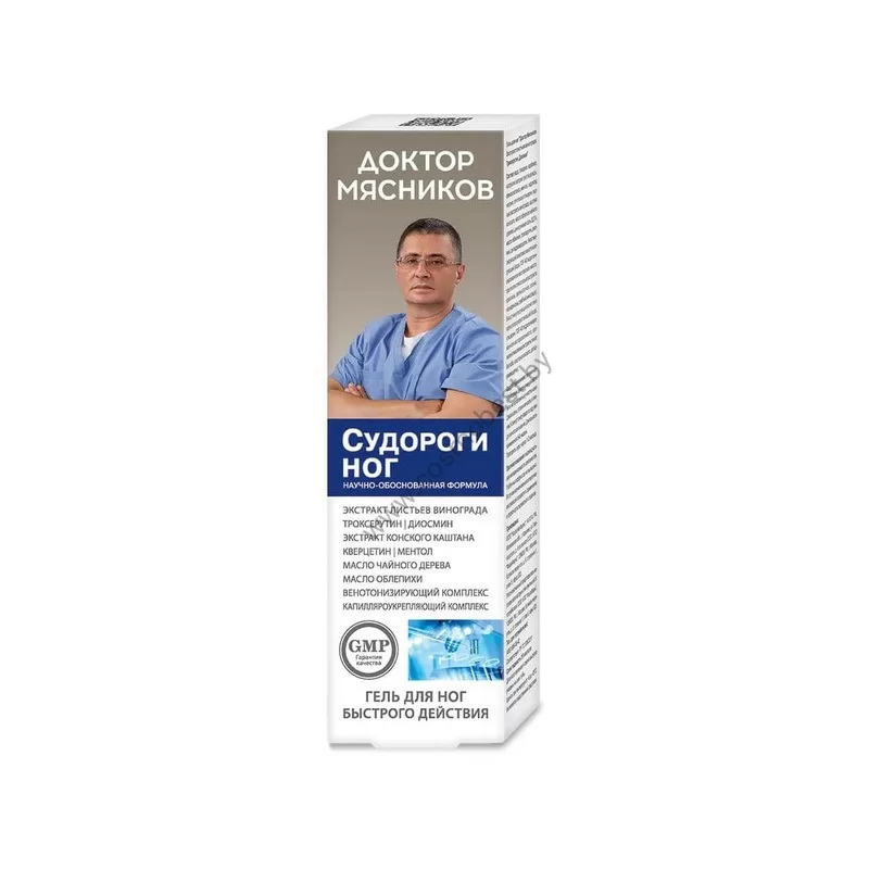 Doctor Myasnikov Leg cramps cream-gel for feet
