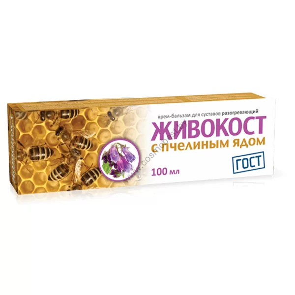 Cream-balm Zhivokost with bee venom (warming up) from Twin Tex